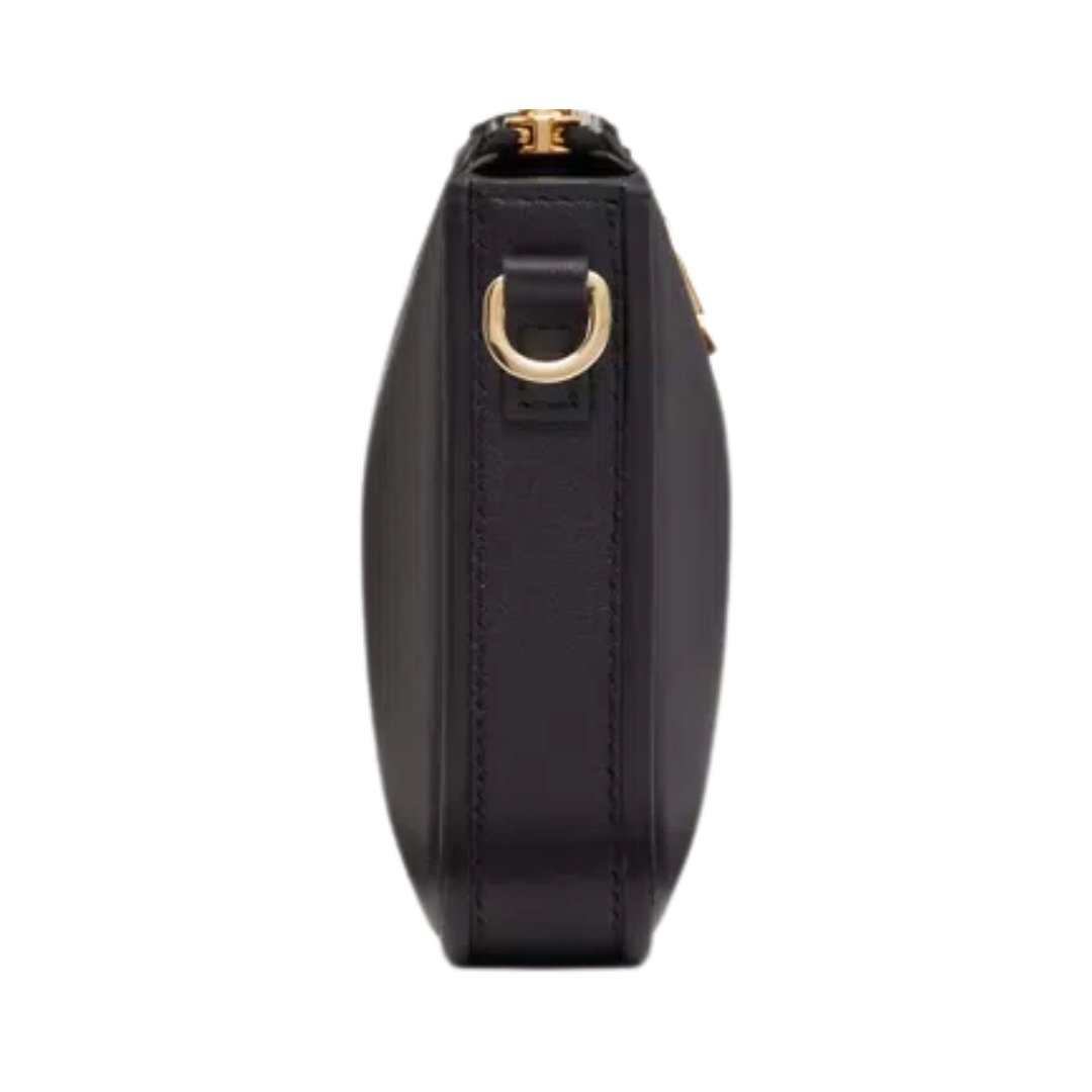Kalbsleder Crossbody Black 20.5cm – Bild 3