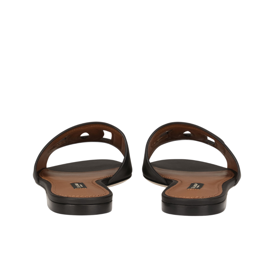 Calfskin-Pantoletten mit DG Millennials-Logo – Bild 4