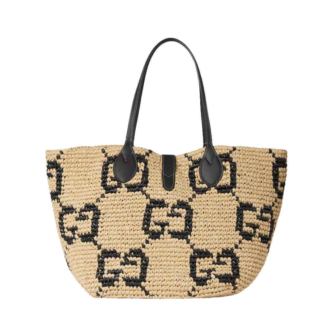 Small Tote Natur/Schwarz 26 cm – Bild 3