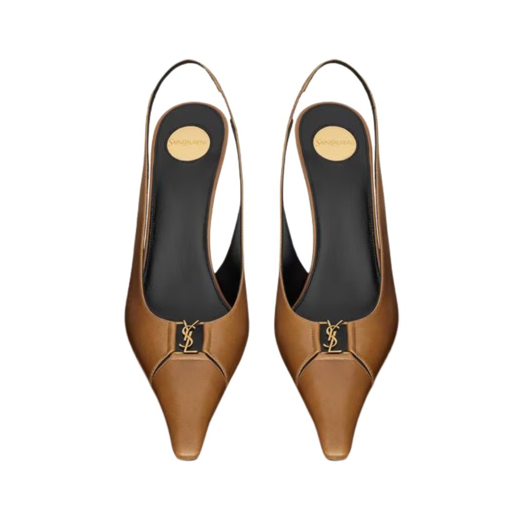 Slingback Macadamia 9 cm – Bild 3