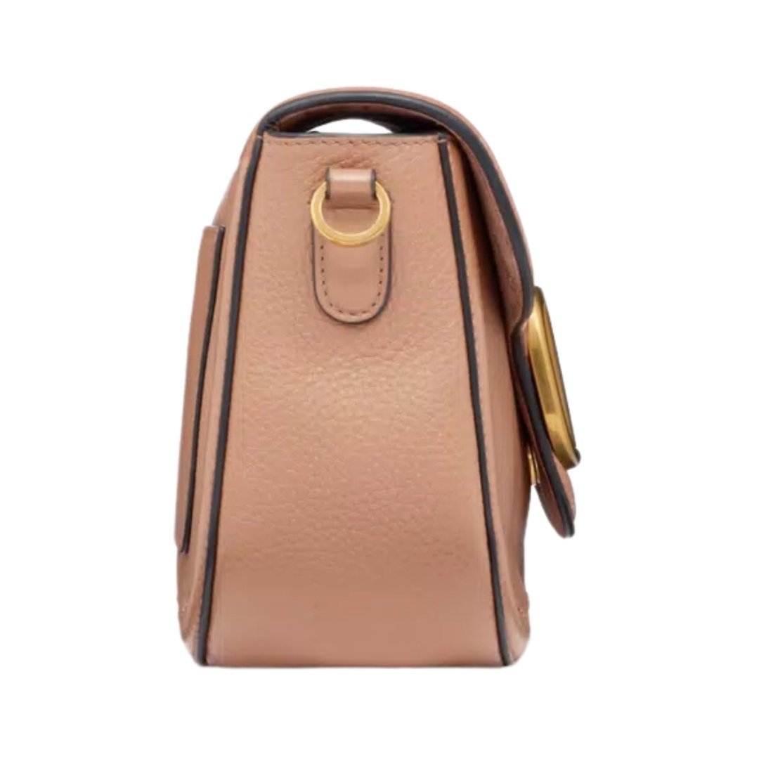 Grainiges Kalbsleder Rosen Zimt 23.5cm – Bild 3