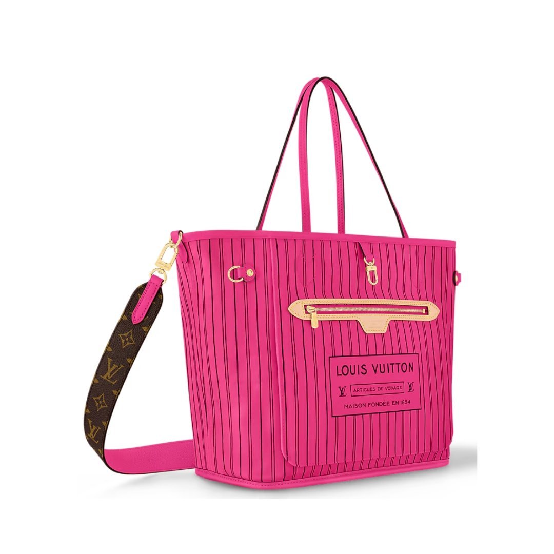 Bandoulière Inside Out MM Tote-Tasche in Rosa 31cm – Bild 3