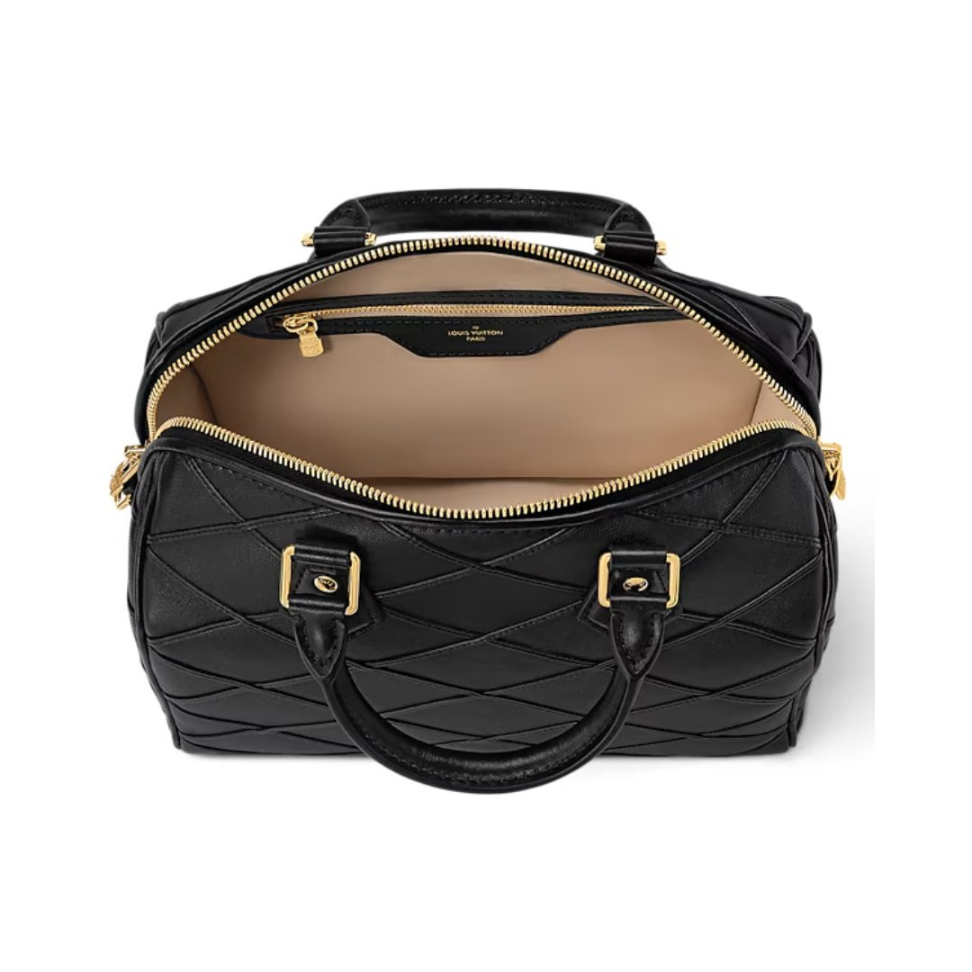 Speedy Bandoulière Schwarz 25 cm – Bild 3