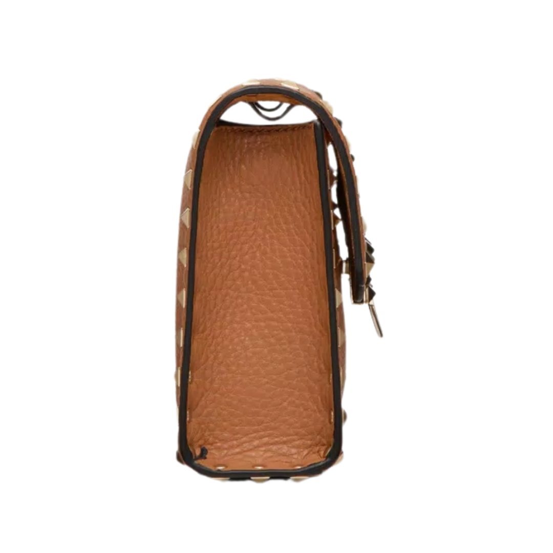 Kalbsleder Crossbody Mandel 22.5cm – Bild 3