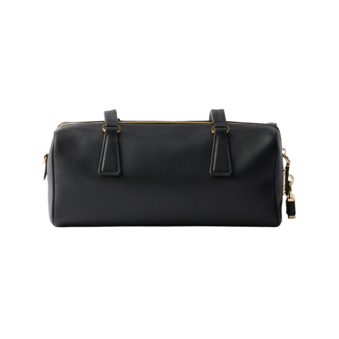 Mittelgroße Lederhandtasche mit Griff 12.5cm – Bild 3