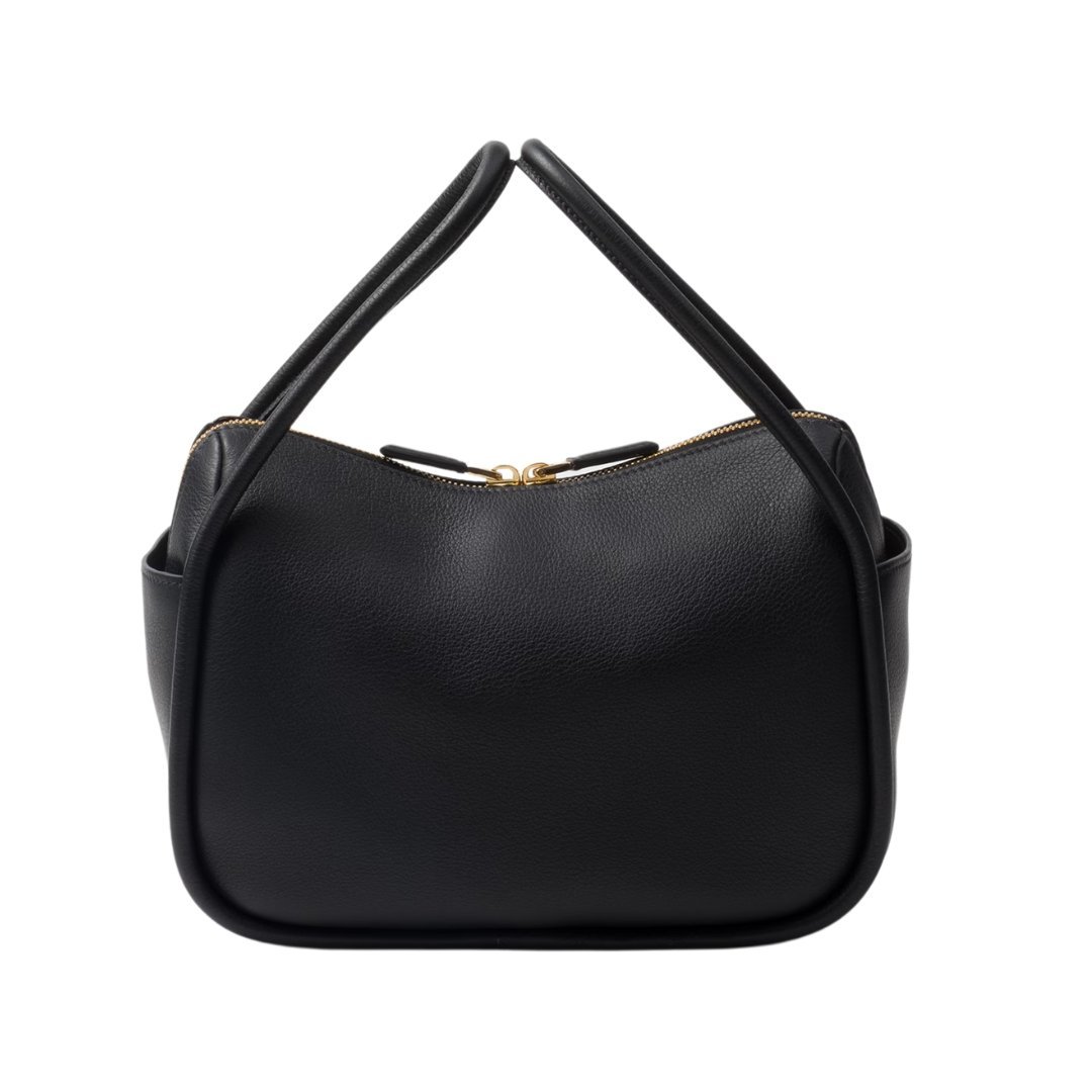 Darling Lederhandtasche in Schwarz 18cm – Bild 3