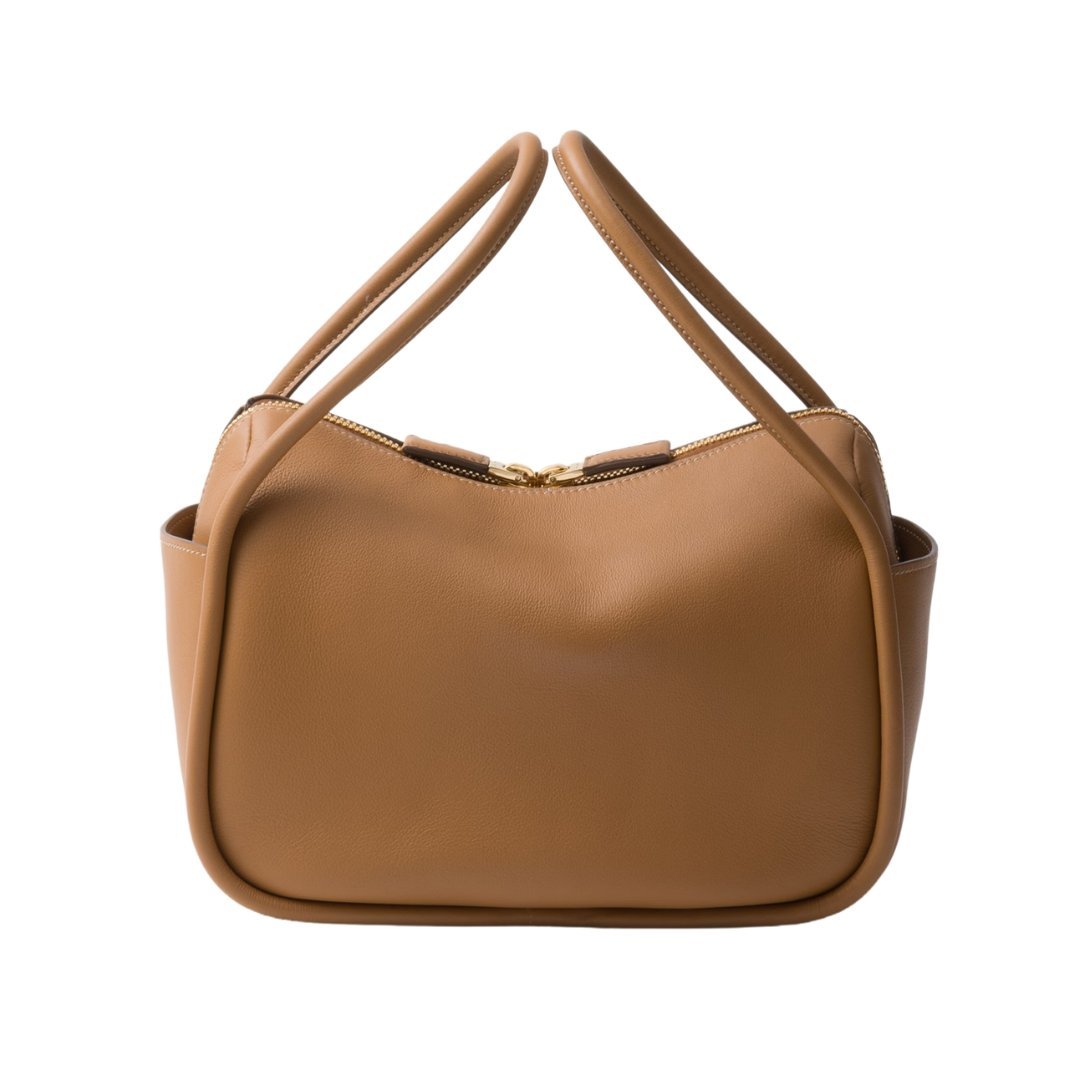 Darling Lederhandtasche in Karamell 18cm – Bild 3