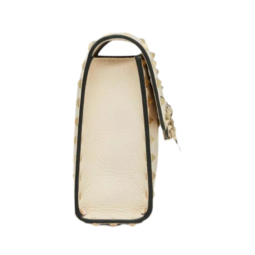 Kalbsleder Crossbody Hell-Elfenbein 22.5cm – Bild 3