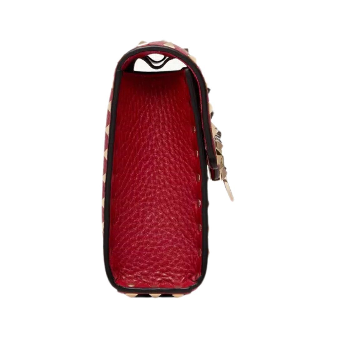 Kalbsleder Crossbody Rosso Valentino 22.5cm – Bild 3