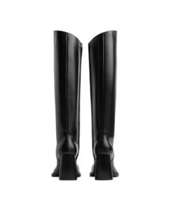 Alternative view of Kniehoher Stiefel in Schwarz