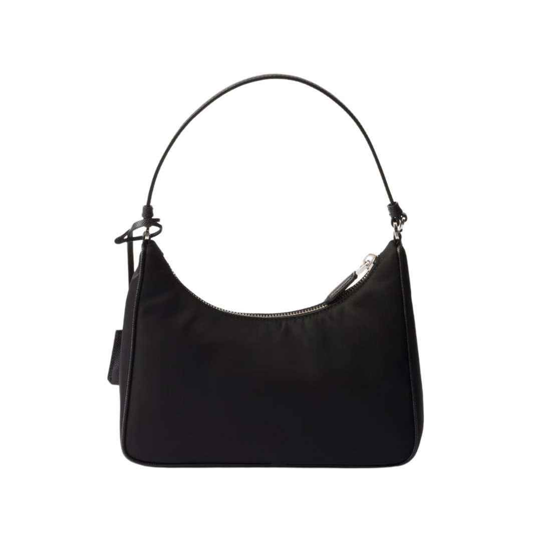 Die schwarze Re-Nylon- und Saffiano 17cm – Bild 3