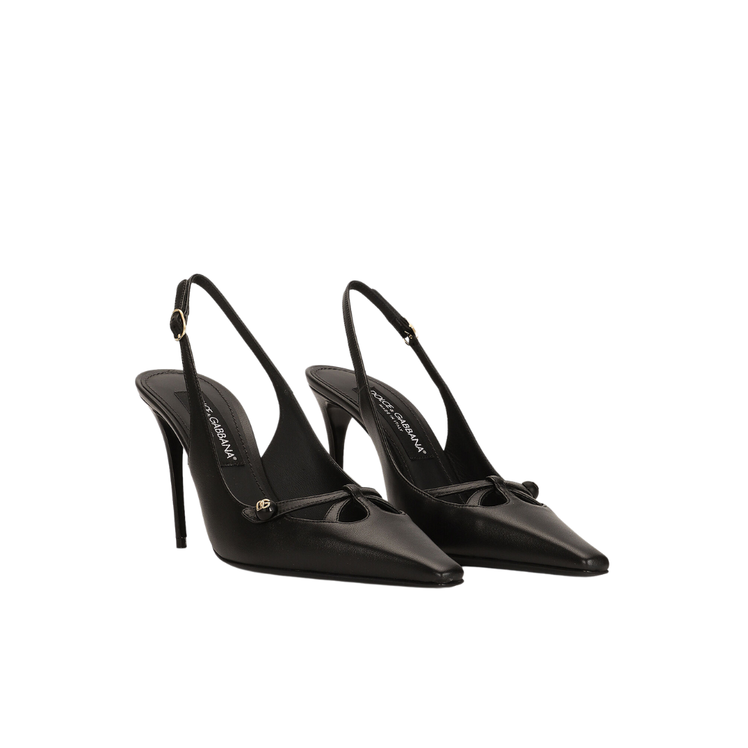 Nappaleder Slingbacks 9cm – Bild 2