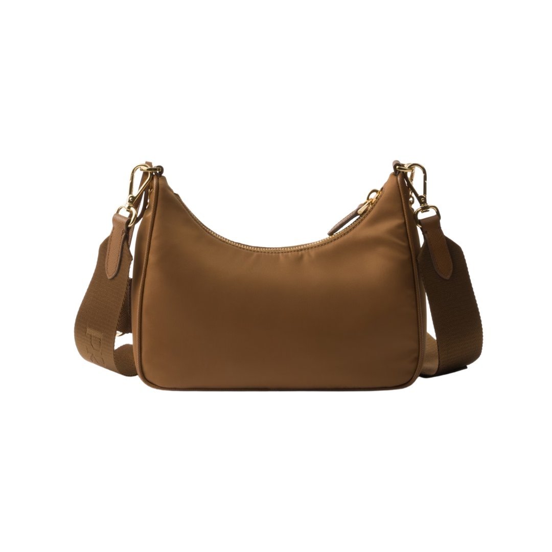 Re-Nylon-Tasche in Brandy 18cm – Bild 3