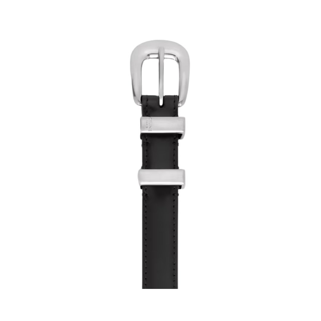 Kleiner Western-Gürtel aus Taurillon-Leder 1.8cm – Bild 3