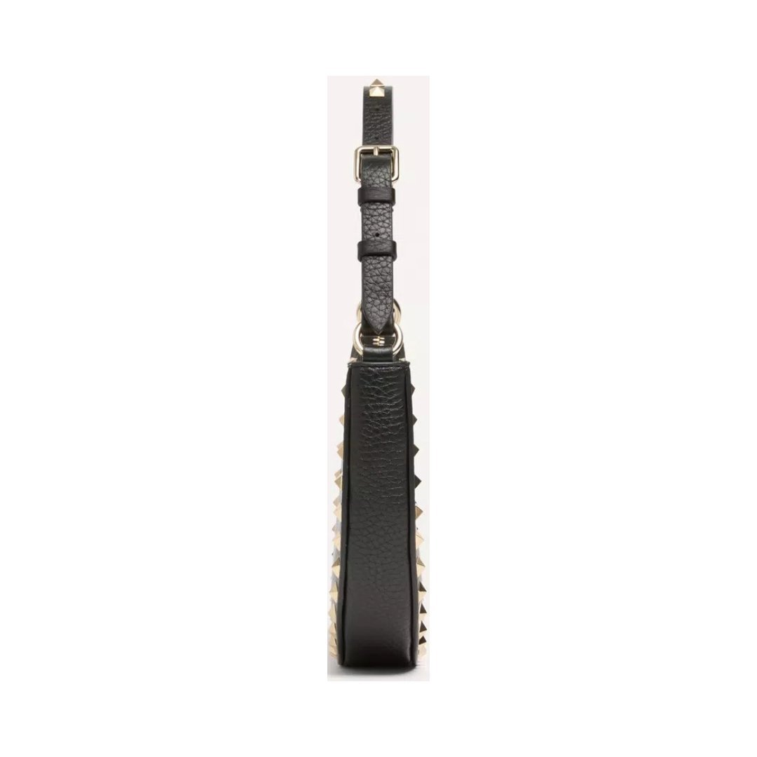Grainiges Kalbsleder Schwarz 20cm – Bild 3