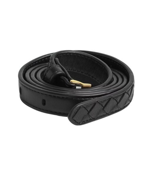 Alternative view of Intrecciato Nappa-Leder G?rtel in Schwarz (width) 1.5cm