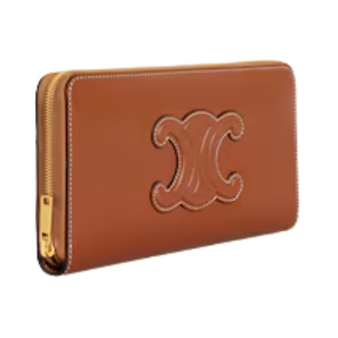 Large Zipped Wallet Cuir Triomphe 19cm – Bild 3