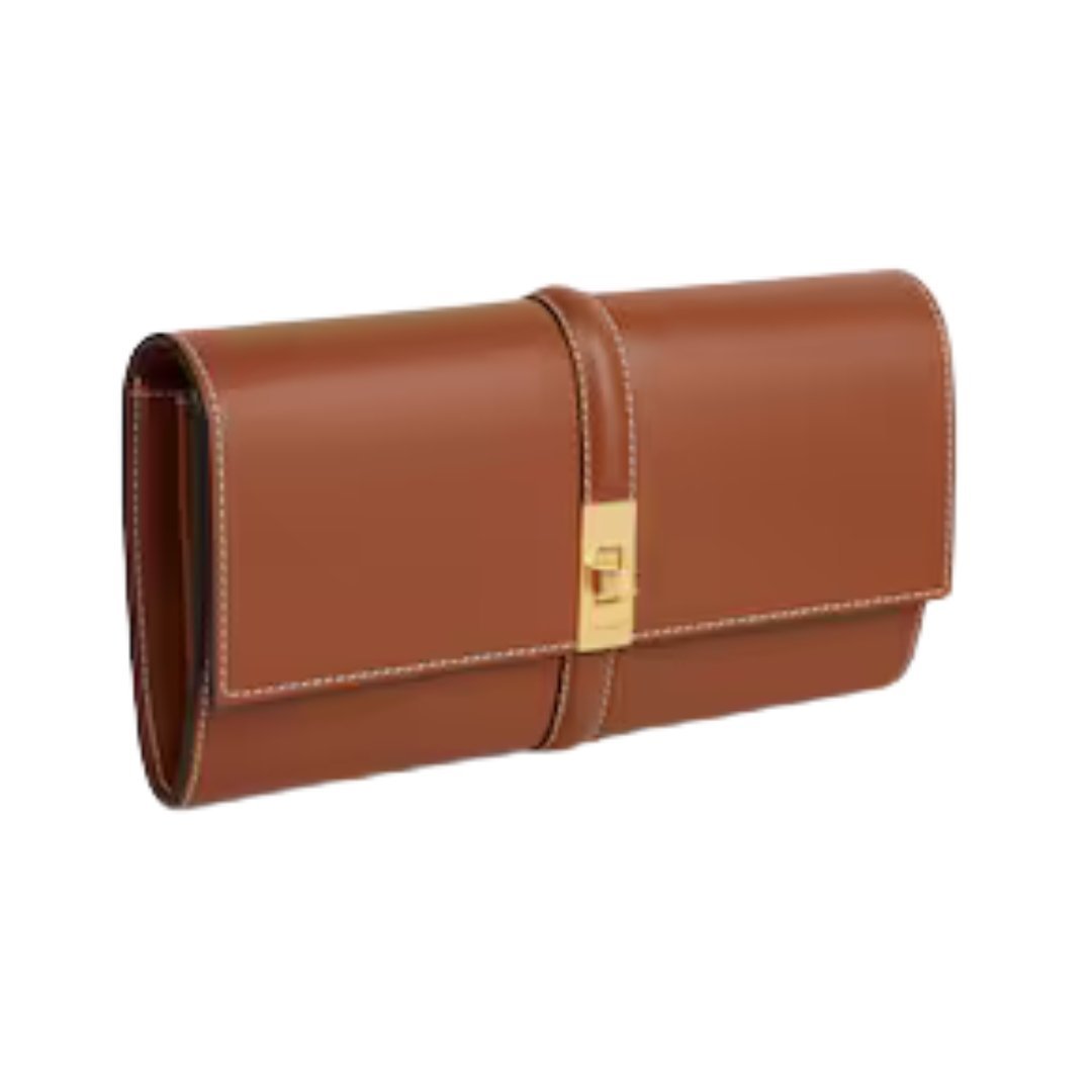 Große Brieftasche in satiniertem Finish 19cm – Bild 3
