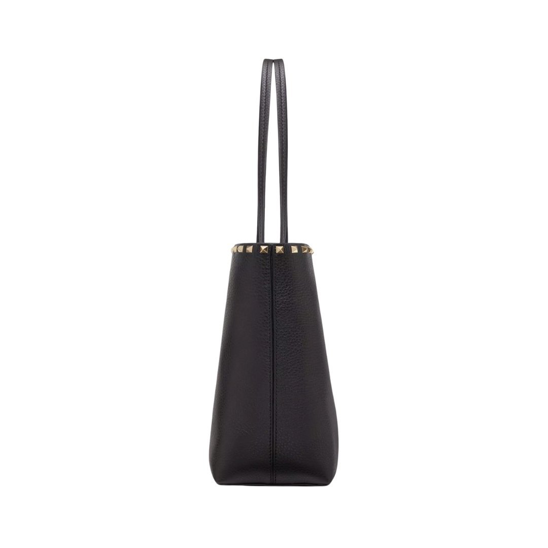 Kalbsleder Tote Schwarz 48cm – Bild 3