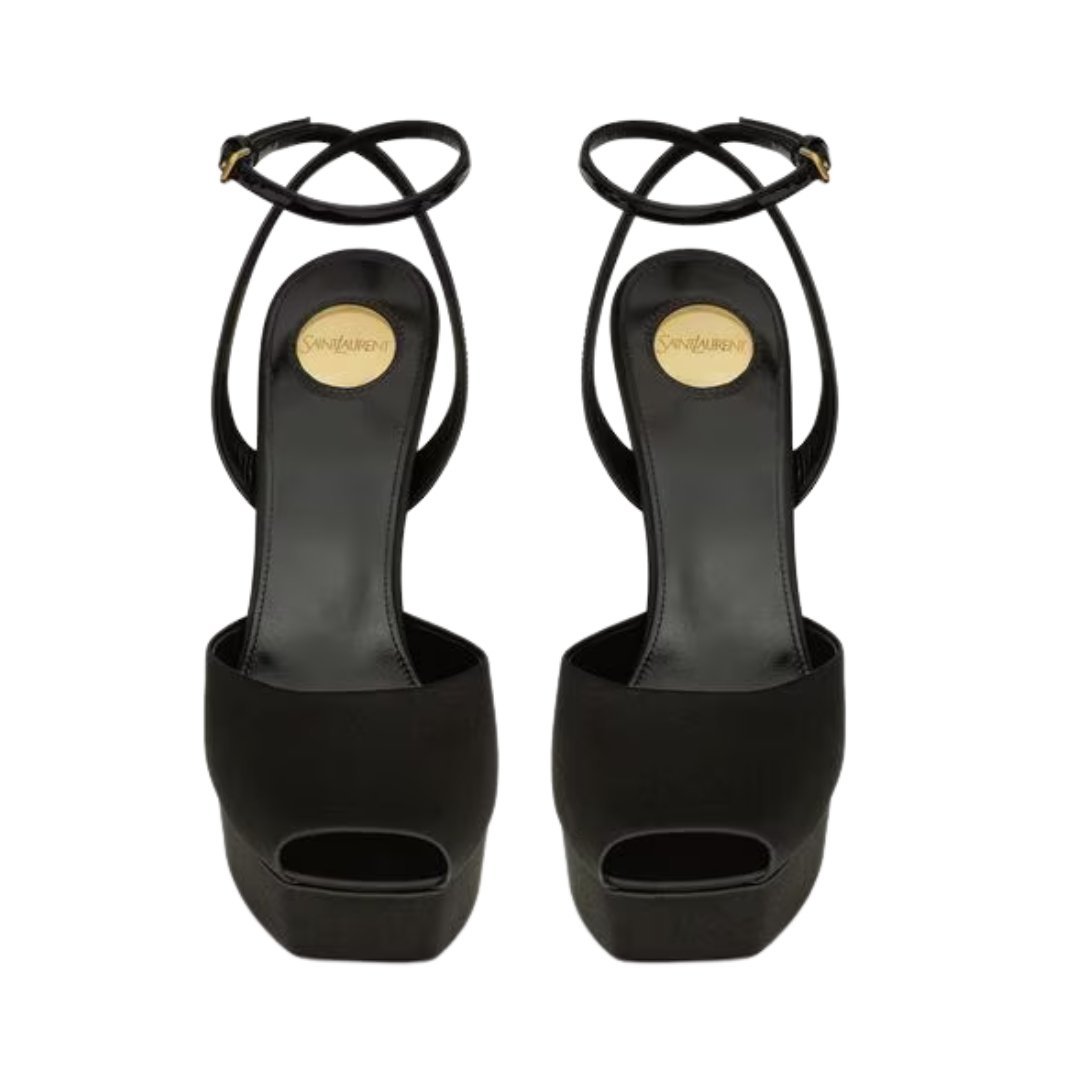 la scandale platform sandals in satin crepe 11cm – Bild 3