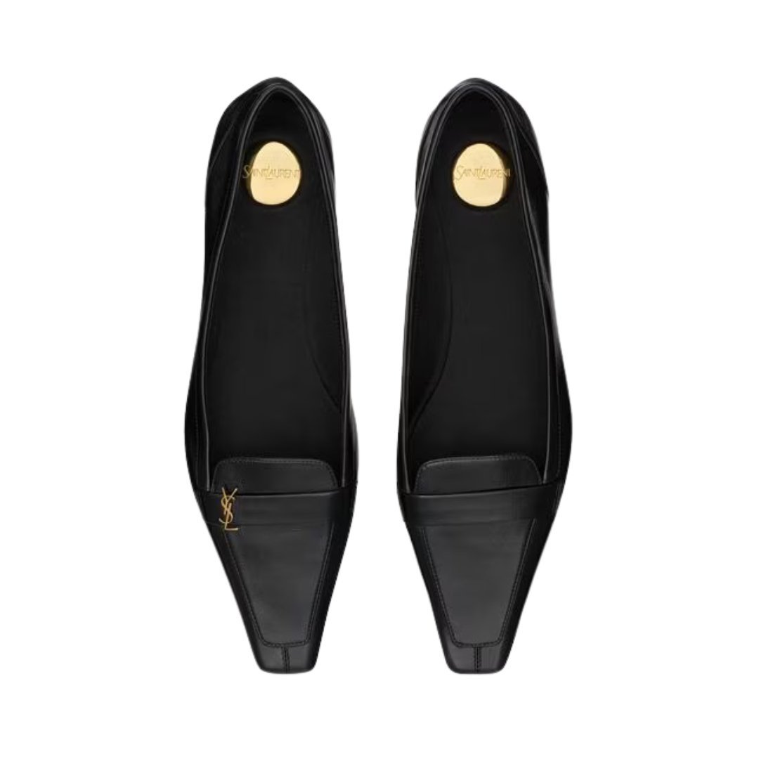 Poppy Ballerinas aus glattem Leder – Bild 3