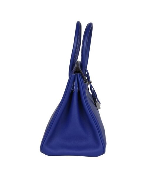 Alternative view of Bleu ?lectrique Candy Epsom mit Palladium-Beschl?gen 30cm