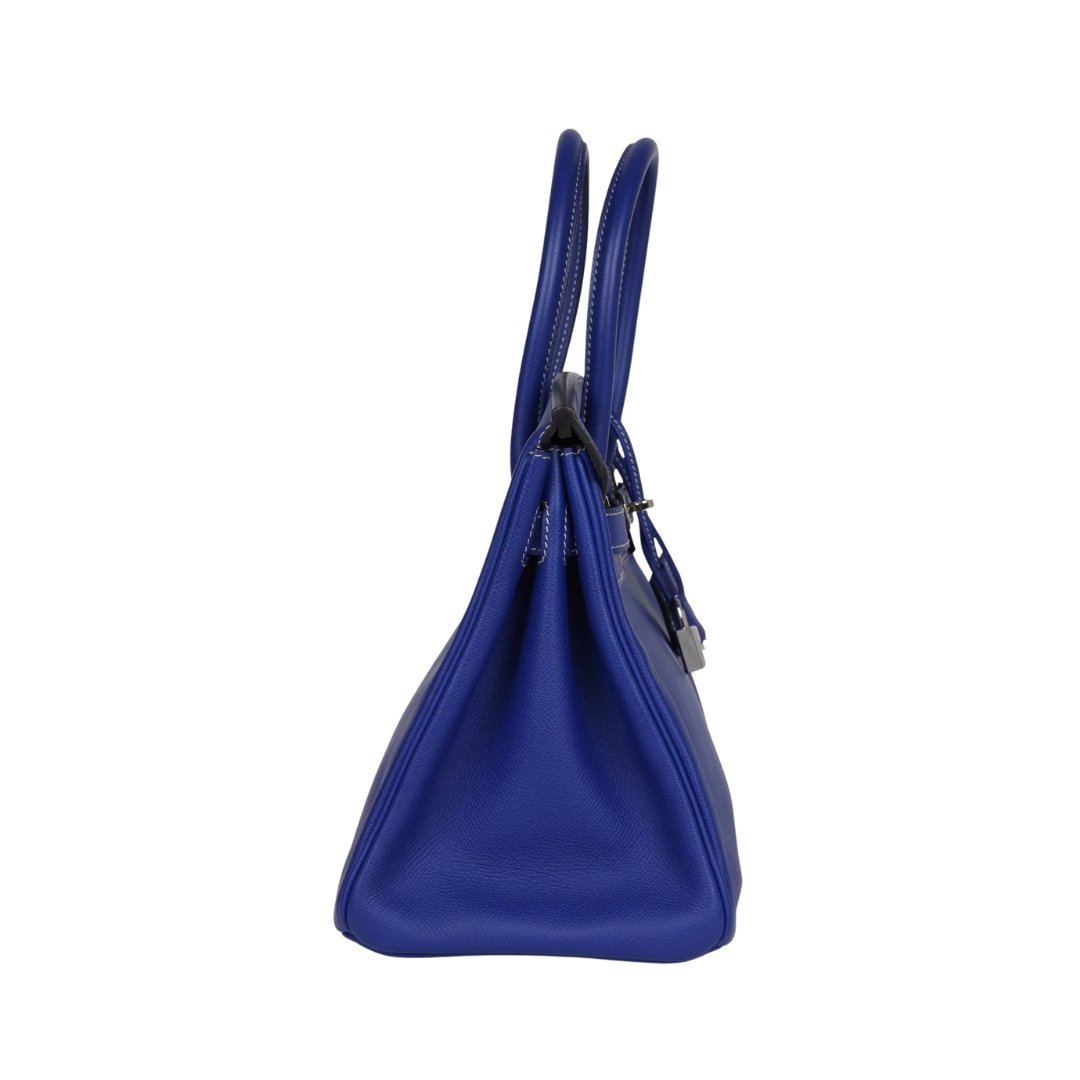 Bleu Électrique Candy Epsom mit Palladium-Beschlägen 30cm – Bild 2