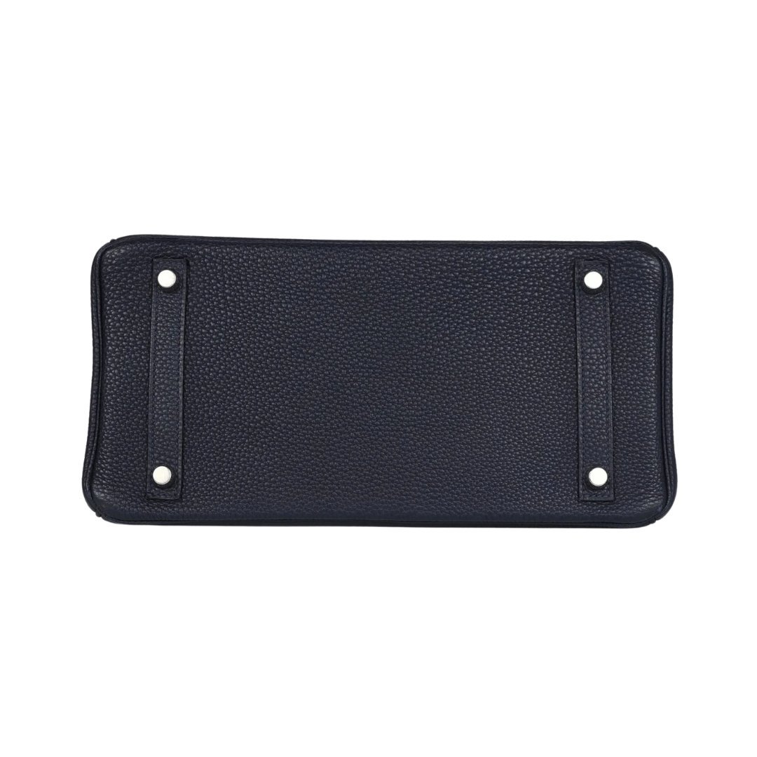 Togo Schwarz mit Palladium-Beschlägen 30cm – Bild 3