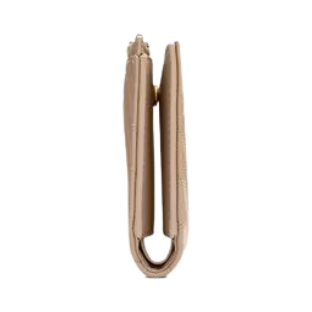 Cassandre Matelassé Fragments Bifold-Geldbörse aus Grain de Poudre-Leder 13cm – Bild 3
