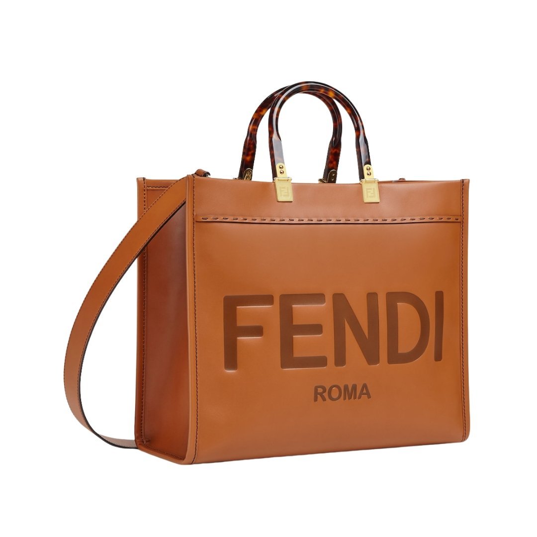 Braune Kalbsledertasche 31cm – Bild 3