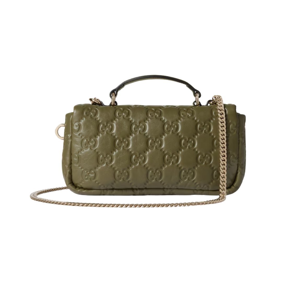 Grüne gepolsterte Milano Mini-Tote-Tasche 21.1cm – Bild 3
