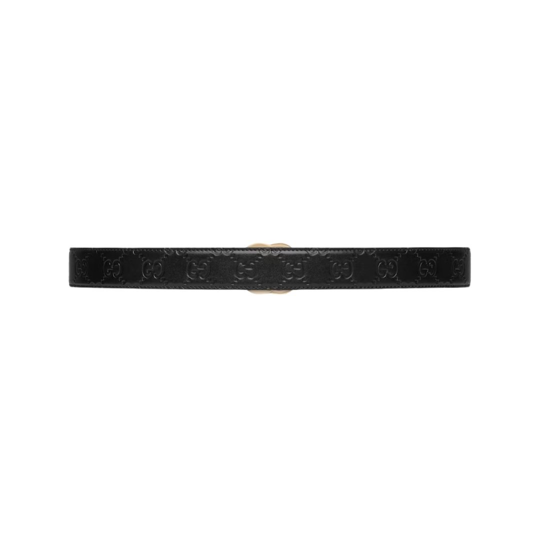 GG Milano Gürtel Schwarz 3cm – Bild 3