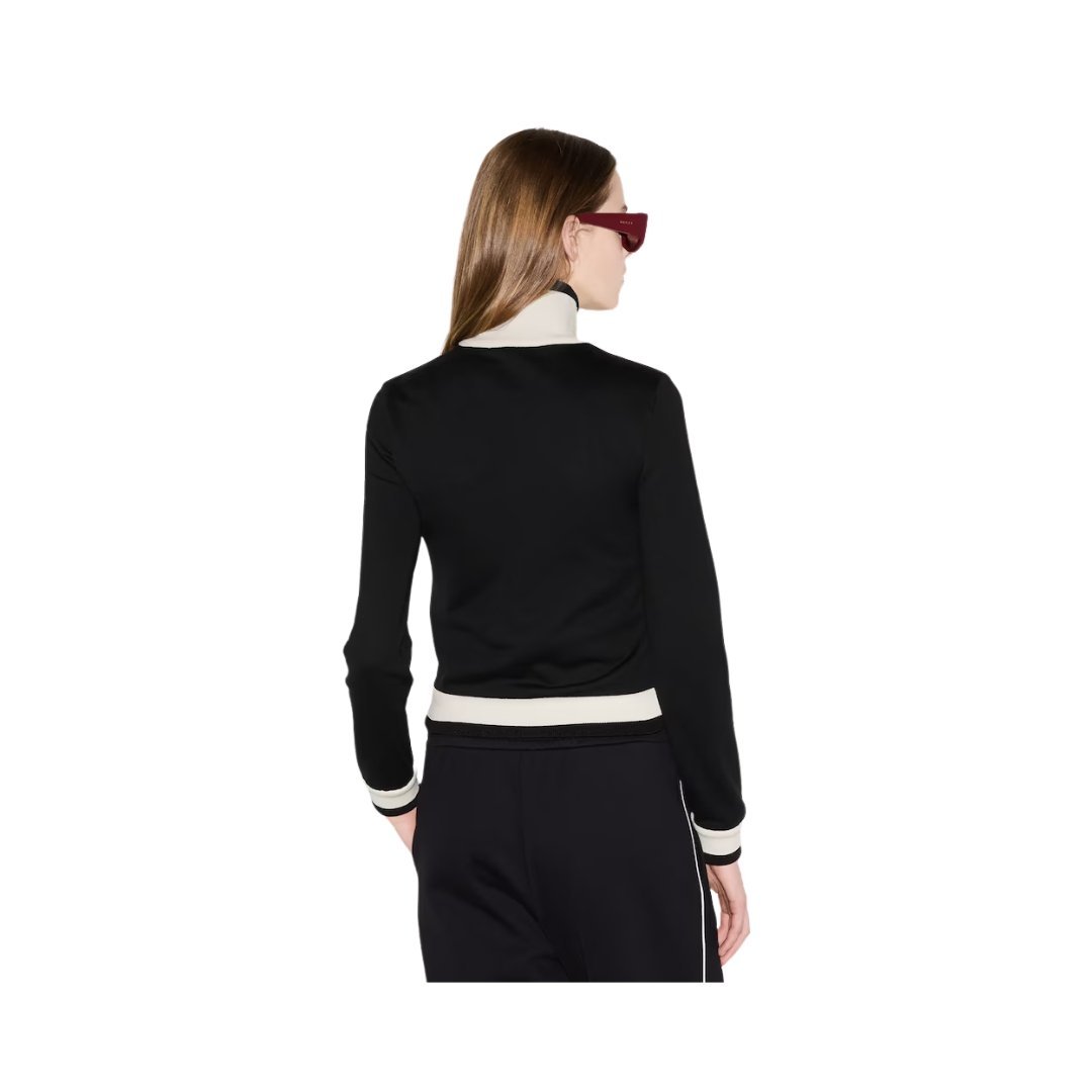 Fleece Schwarz/Weiß – Bild 3