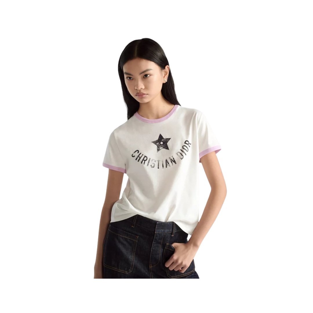T-Shirt Weiß, zwart – Bild 3