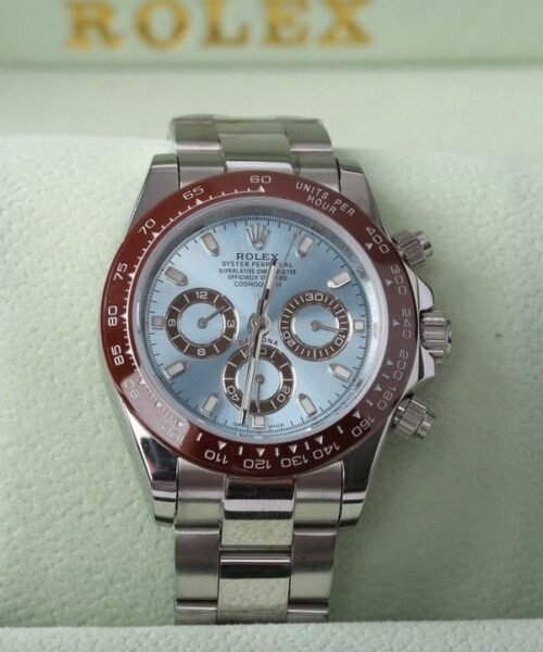 Alternative view of Daytona Cosmograph Platinum/Blau 40 mm