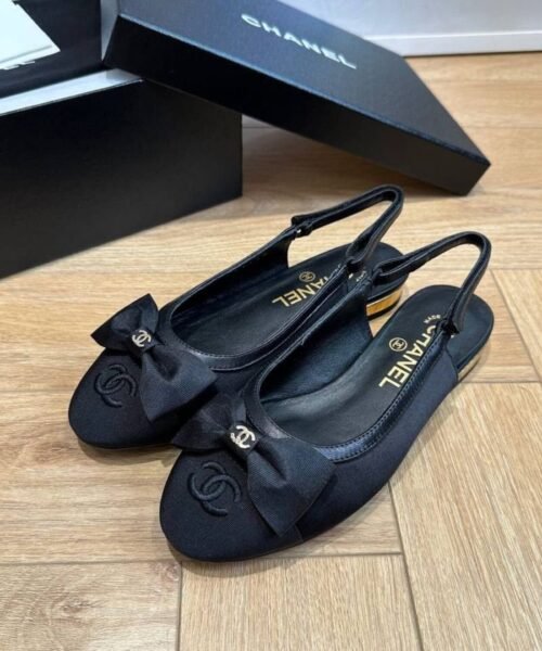 Alternative view of Ballerinas mit Schleife Schwarz