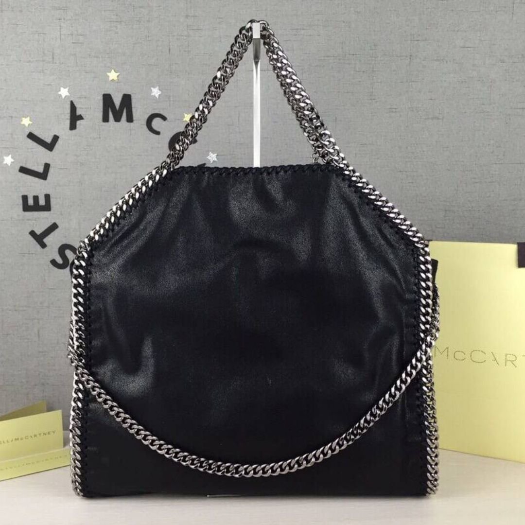 Falabella Fold-Over Tote Schwarz 25 cm – Bild 3