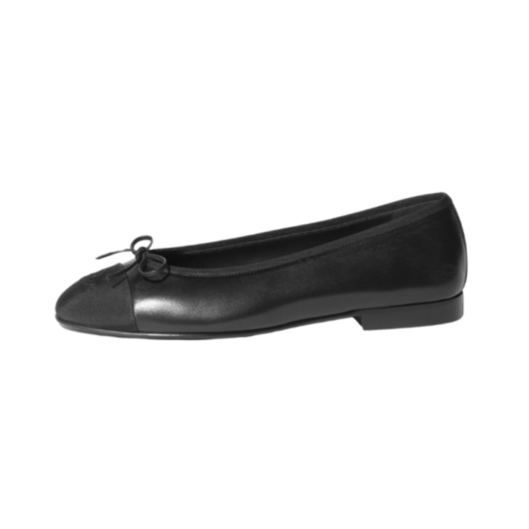 Lammfell & Grosgrain Schwarz