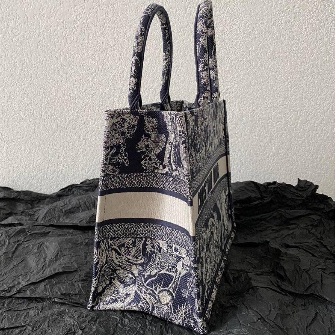 Book Tote Blau/Beige 36 cm – Bild 4