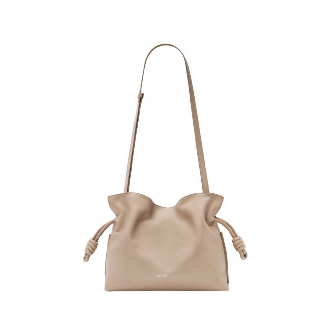 Clutch aus Nappa-Kalbsleder Sand 24.5cm – Bild 4