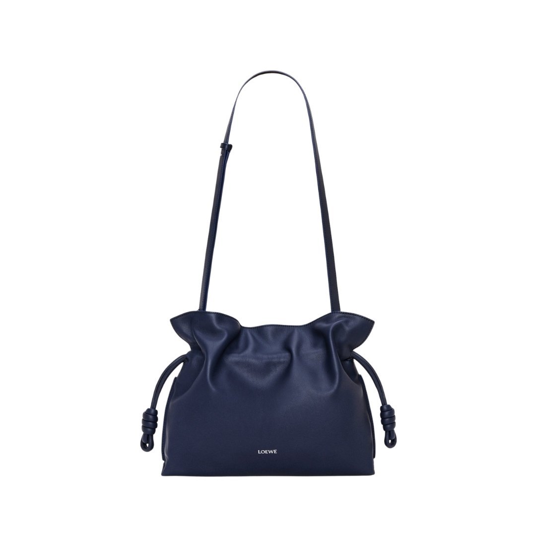 Clutch aus Nappa-Kalbsleder Abgründiges Blau 24.5cm – Bild 4
