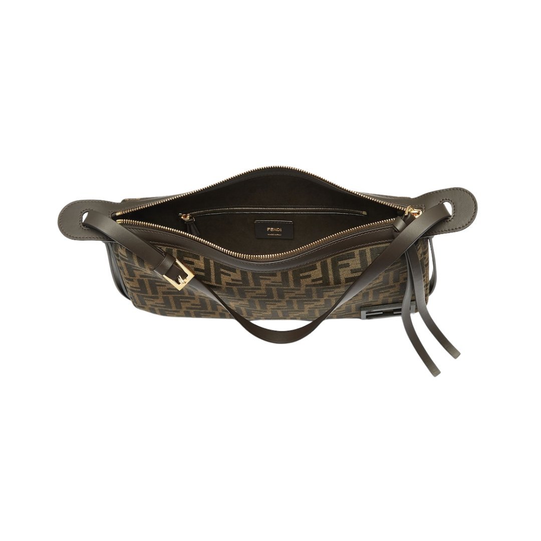 Tasche FF in Braun 22 cm – Bild 4