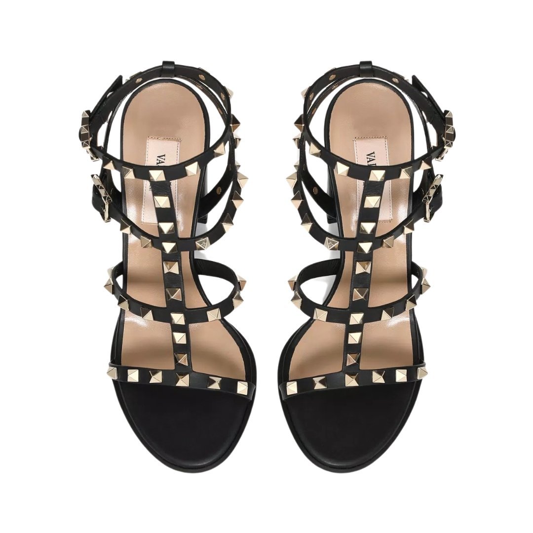 Rockstud Fesselriemen Schwarz 90cm – Bild 4