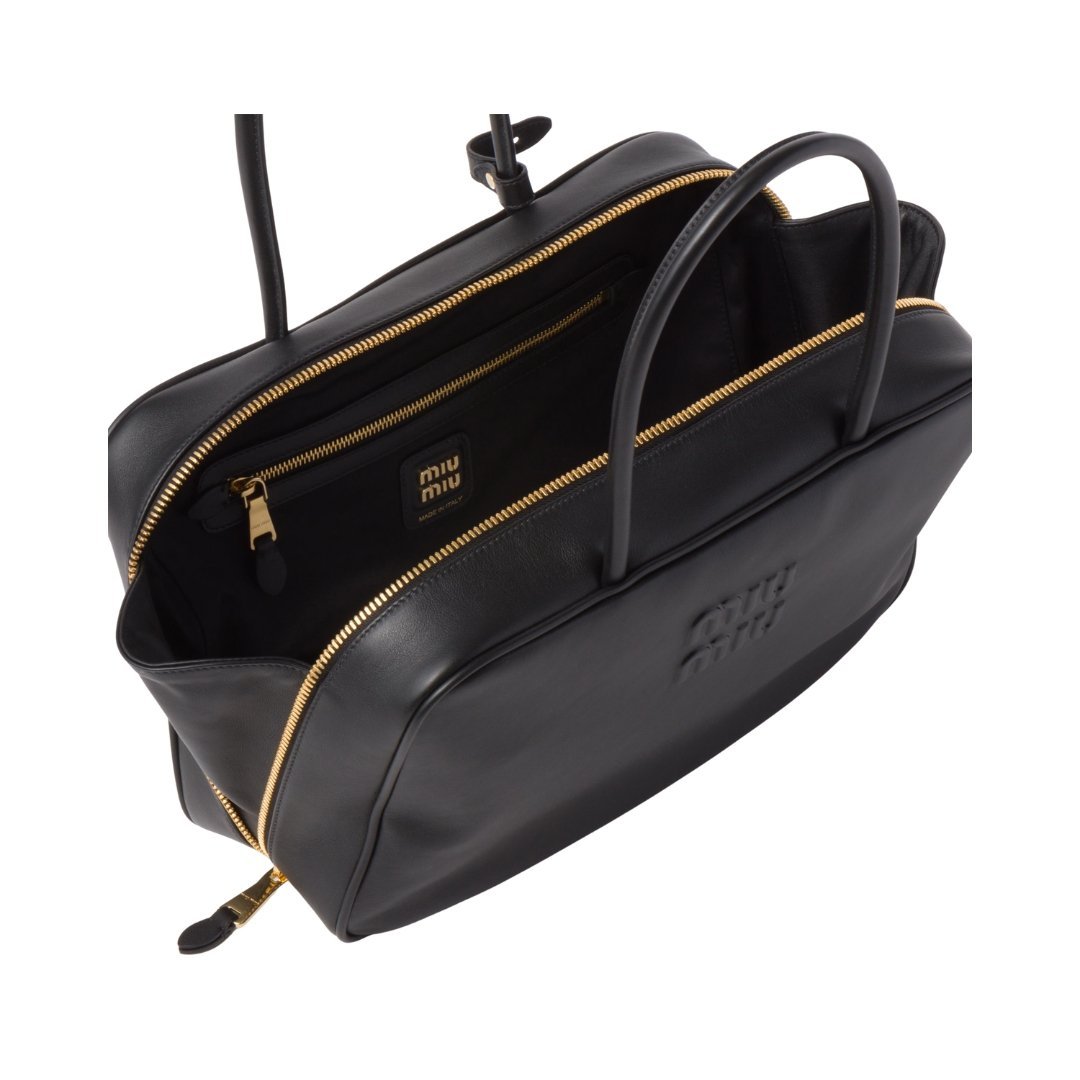 Leder Beau Schwarz 23cm – Bild 4