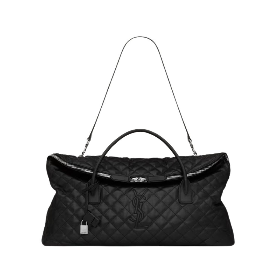 ES Giant Travel Bag aus gestepptem Leder 56cm – Bild 4