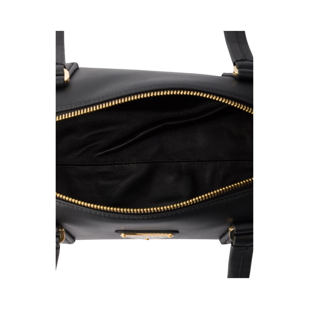 Mittelgroße Lederhandtasche mit Griff 12.5cm – Bild 4