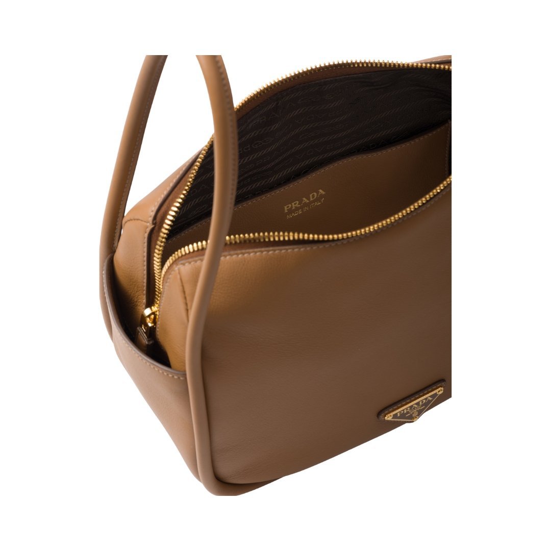 Darling Lederhandtasche in Karamell 18cm – Bild 4