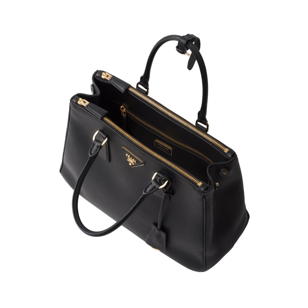 Die schwarze Galleria Ledertasche 22.5cm – Bild 4