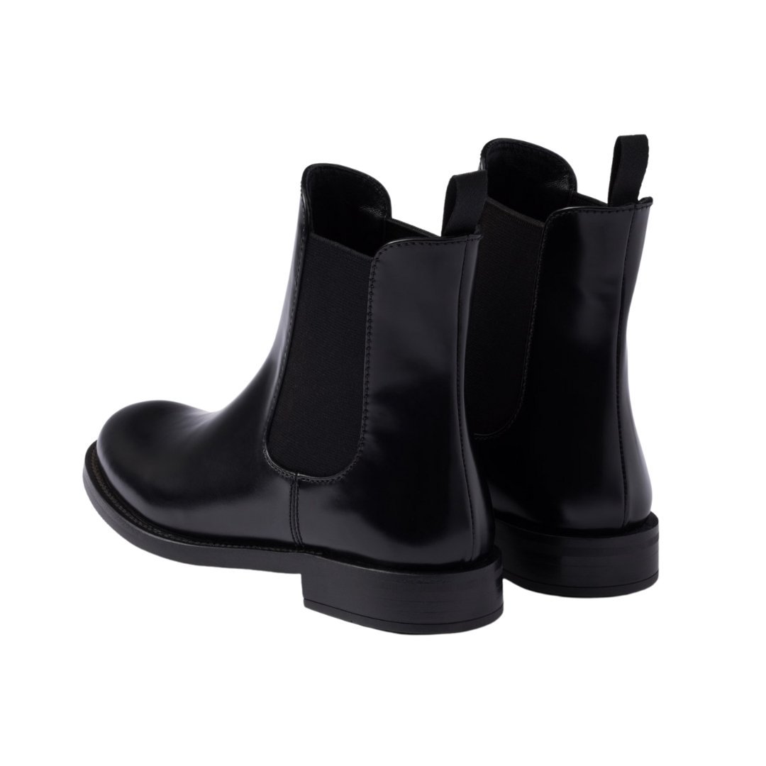 Stiefeletten aus gebürstetem Leder – Bild 4