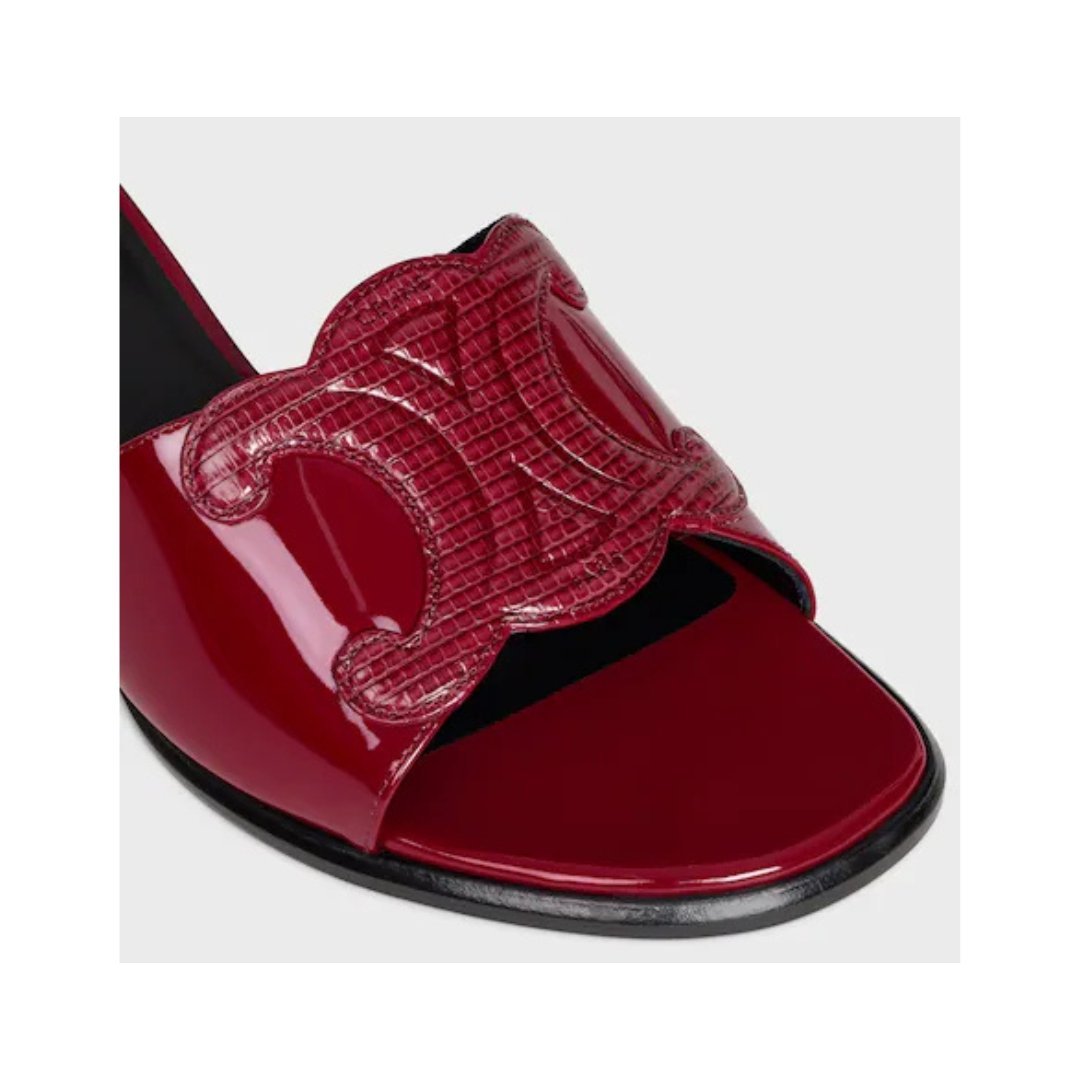 Clemence Lackschuhe Weinrot – Bild 4
